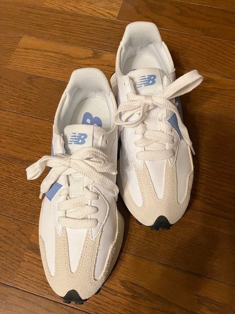 ニューバランス New Balance 327ホワイト×ブルー / 24.0cm