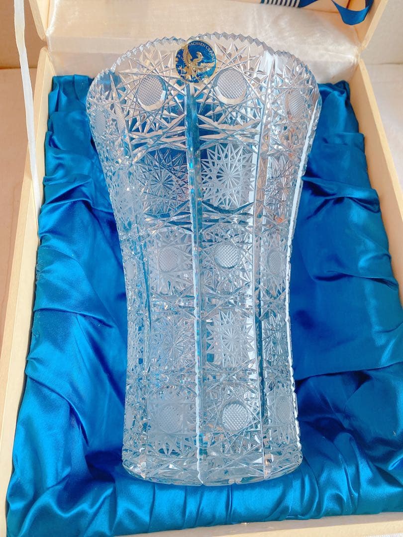 SACHSEN CRYSTAL ザクセンクリスタル花瓶