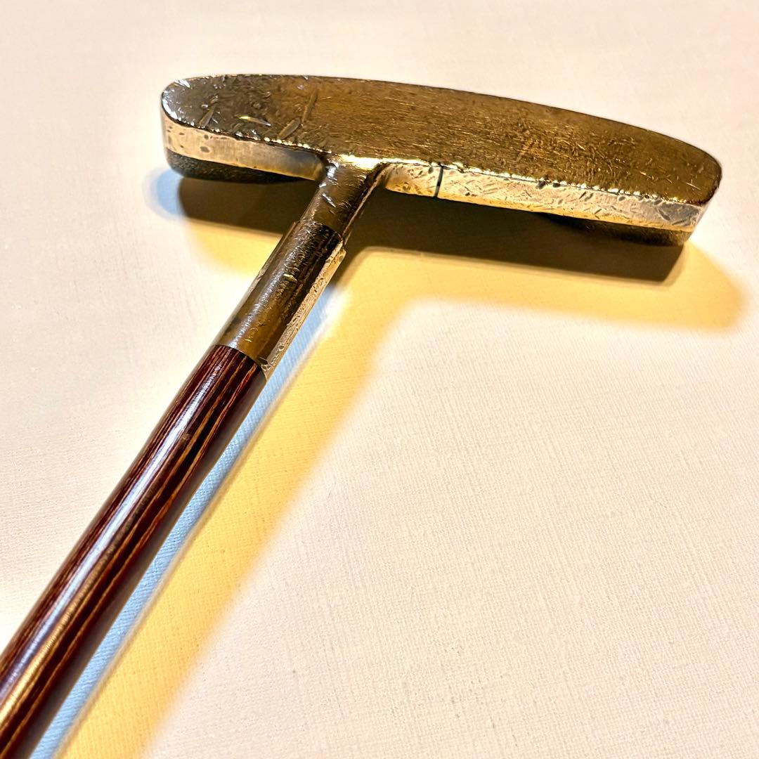 希少 SGKS  Just Roll 木製シャフト パター 革グリップ