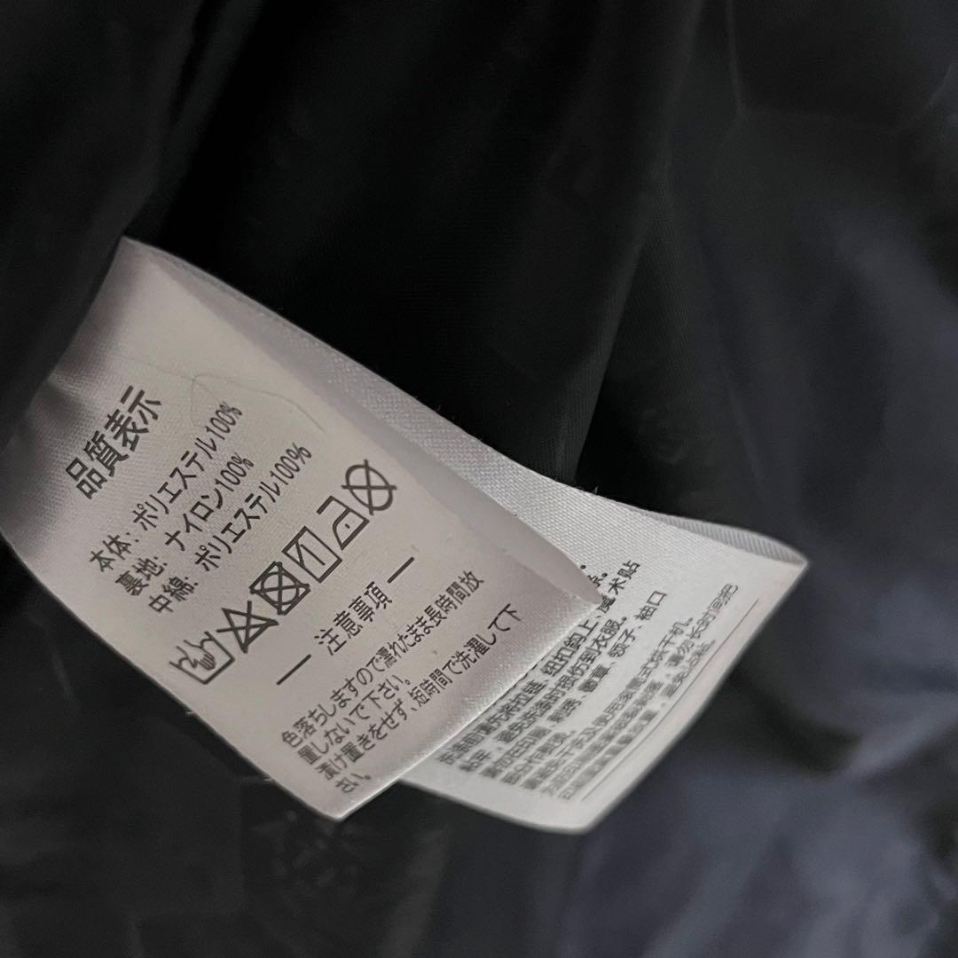 S☆ATHLETA ベンチコート 黒 Lサイズサッカーフットサルフード付き