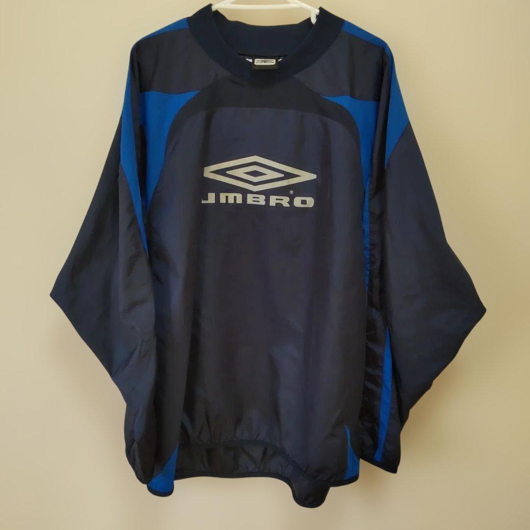 UMBRO ピステ・ウィンドブレーカー O-XO 青/黒　３点セット