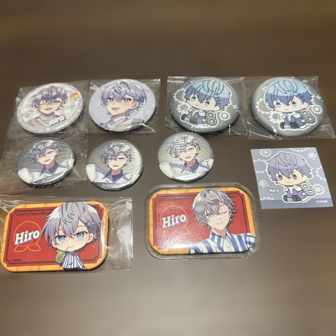 カラフルピーチ 缶バッジ