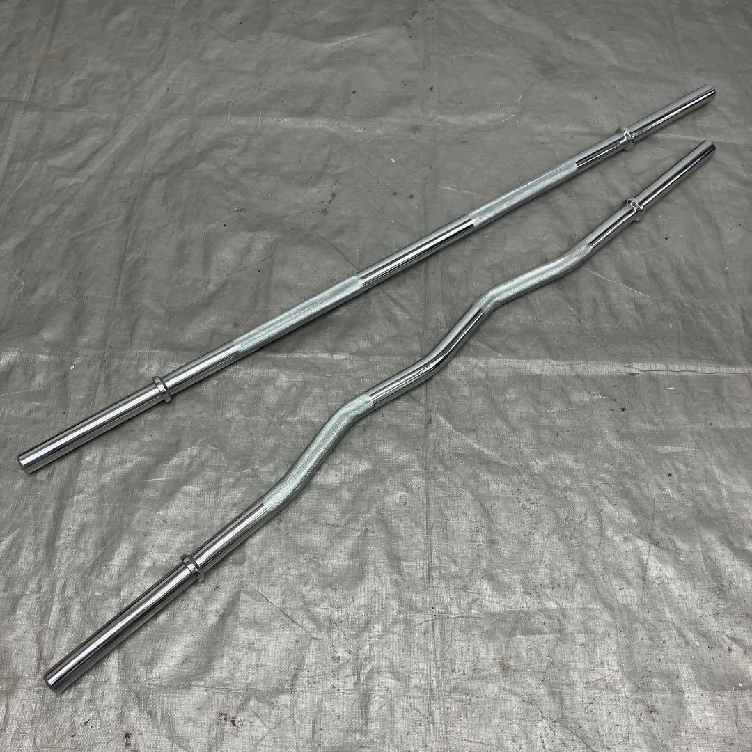 ★送料無料★新品★2本セット★120cm 28mm ストレートバー EZバー