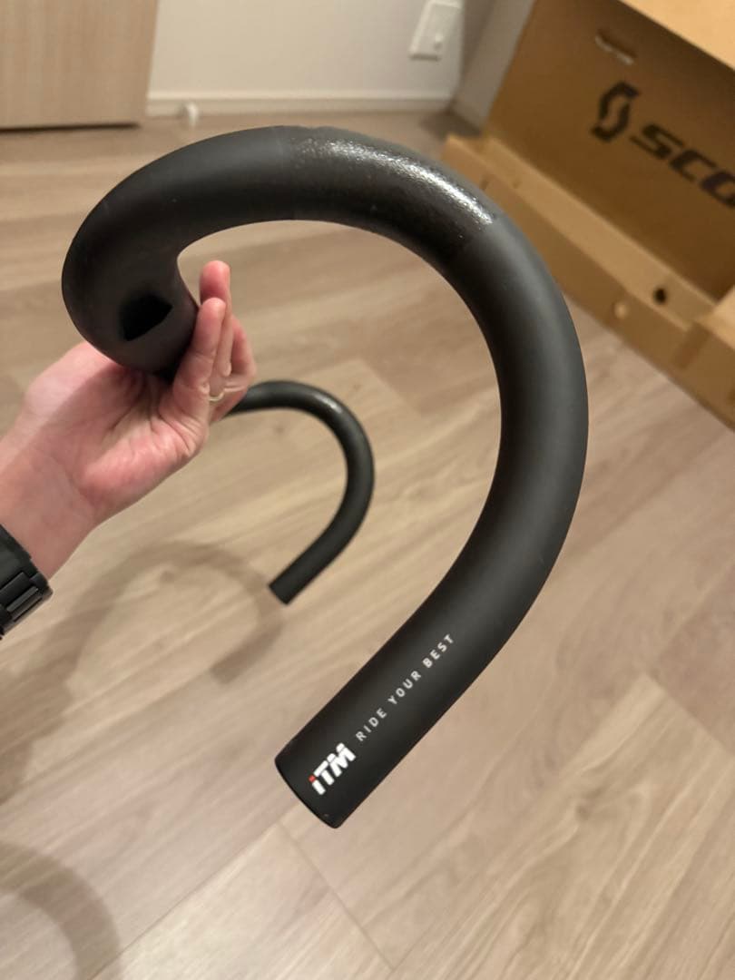 【カーボン】ITM X-ONEハンドルバー 400mm