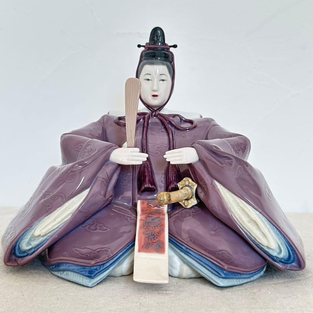 【美品】LLADRO リヤドロ　雛人形 親王飾り　限定品　屏風付き　ひな祭り