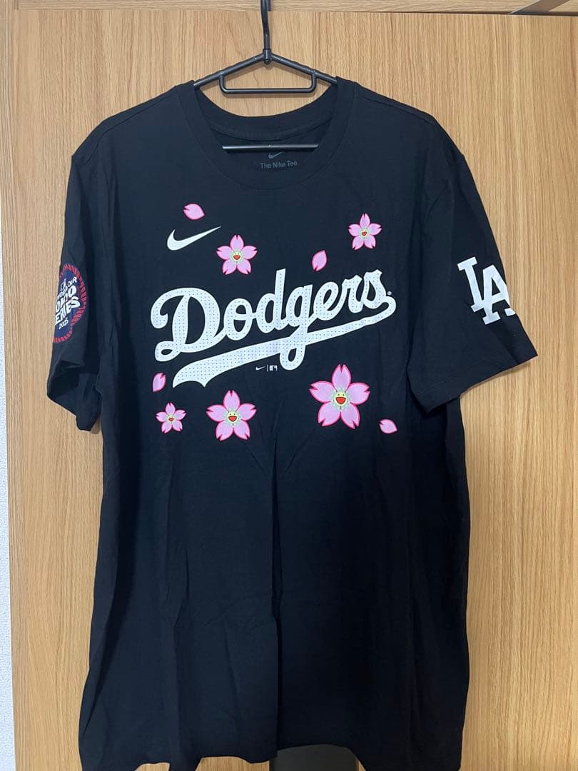 ドジャース MLB World Tour 大谷翔平 Tシャツ　黒　村上隆　L