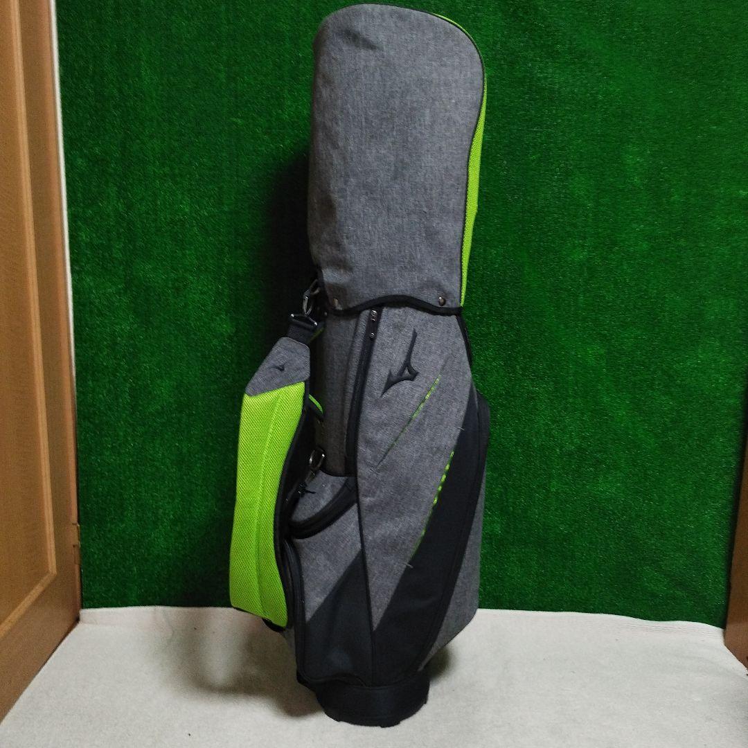 Mizuno キャディバッグ グレー/グリーン 状態 良好