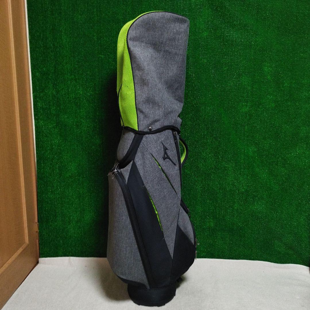 Mizuno キャディバッグ グレー/グリーン 状態 良好