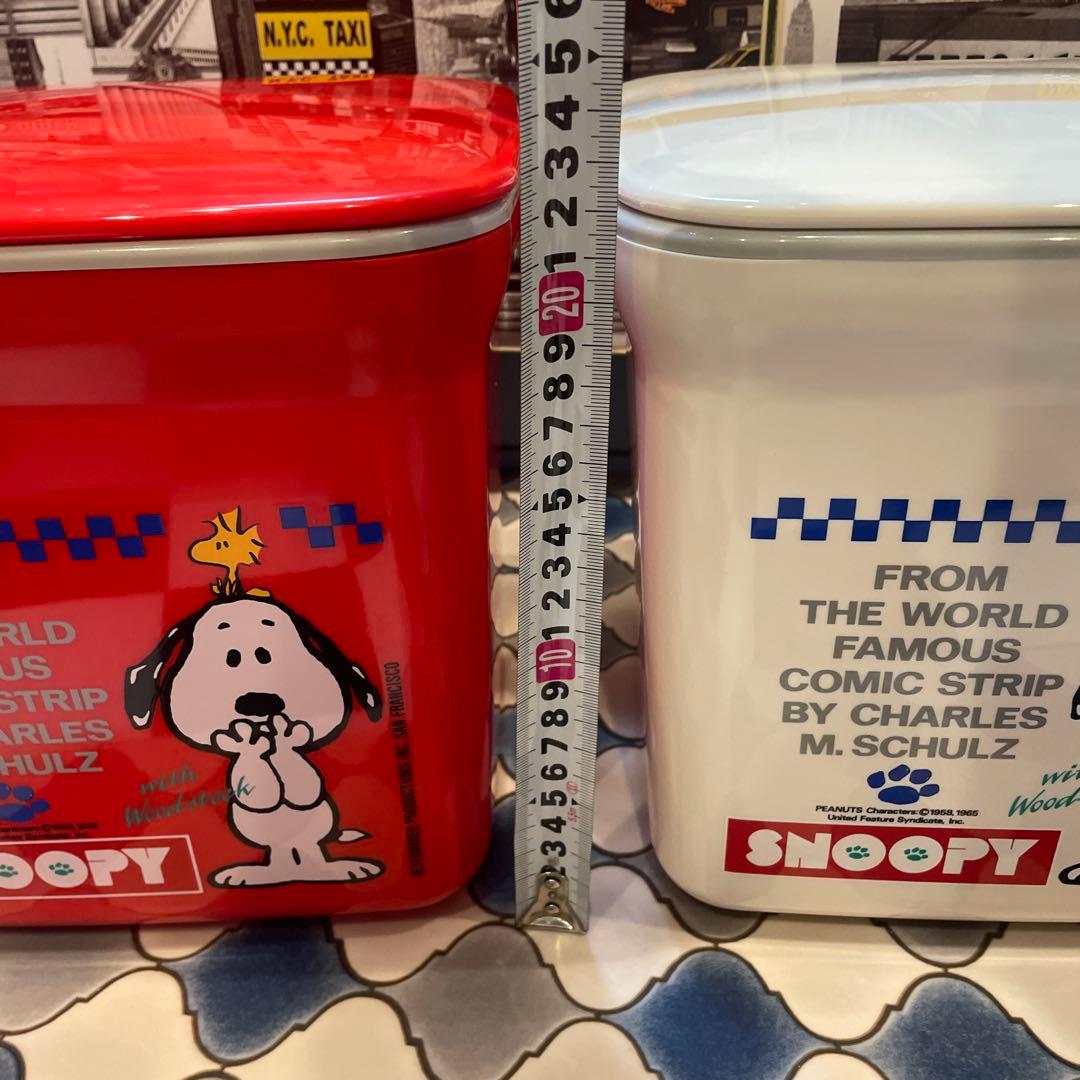 SNOOPY スクエアBOX (大) 2個セット