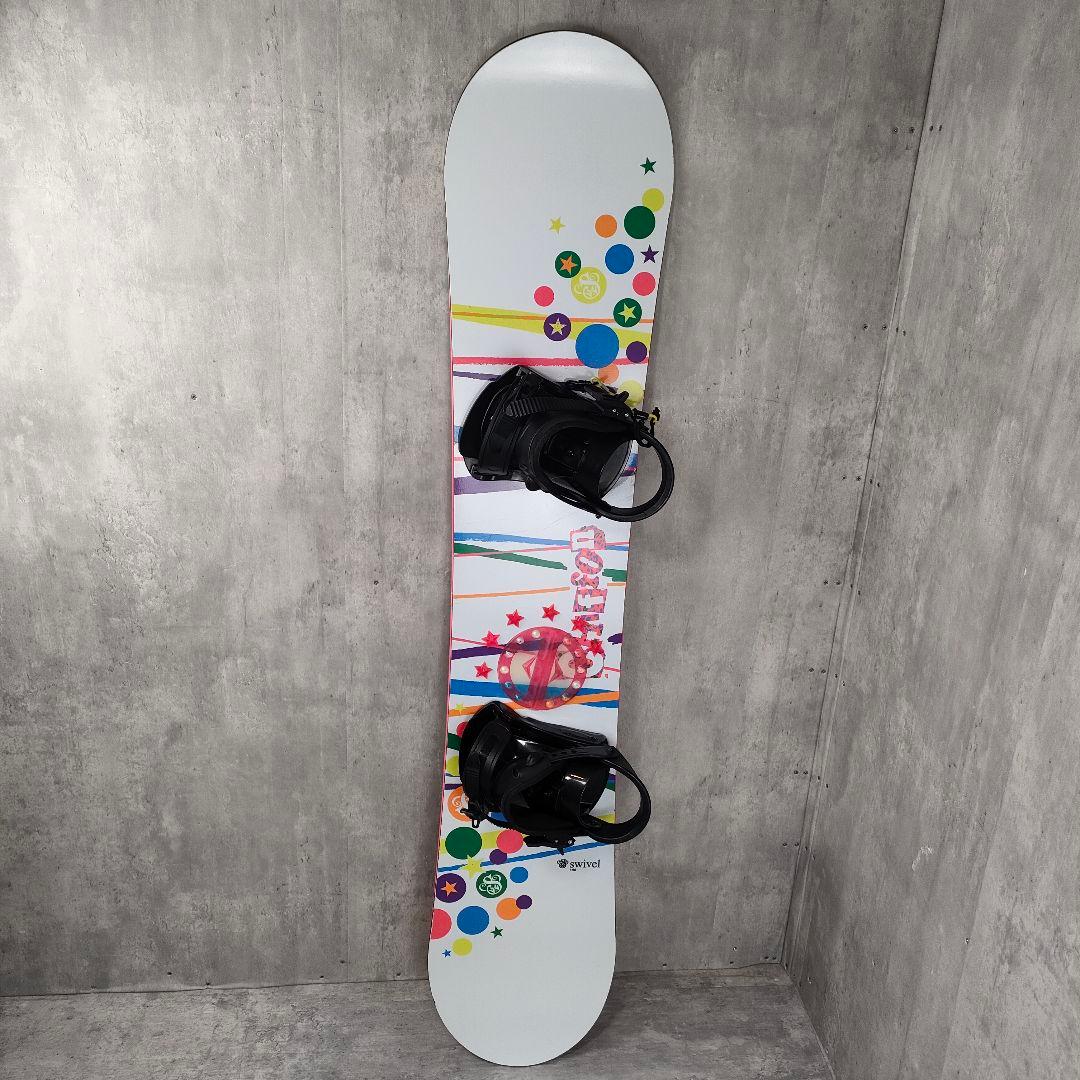 【迅速発送】swivel スノーボード 146cm CSB ビンディング S/M
