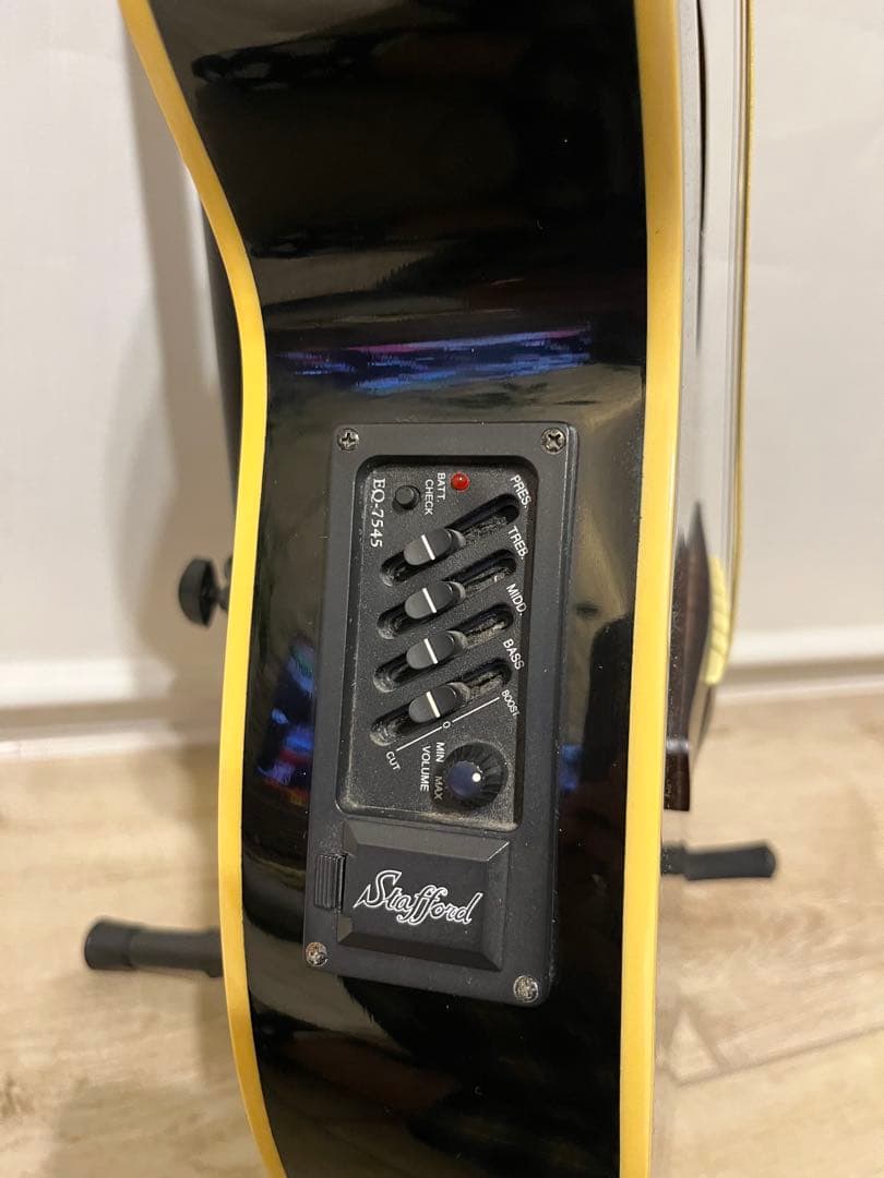 Stafford スタッフォード SE500 エレアコ 黒澤楽器 ハードケース付