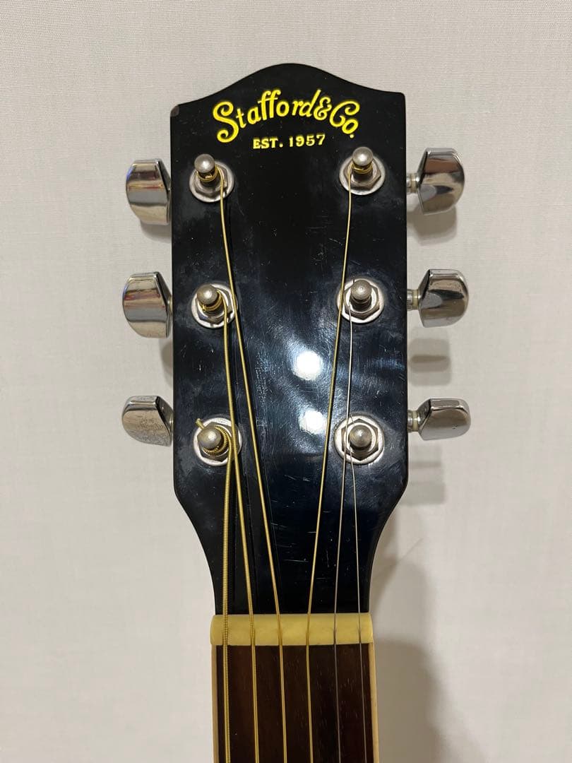 Stafford スタッフォード SE500 エレアコ 黒澤楽器 ハードケース付