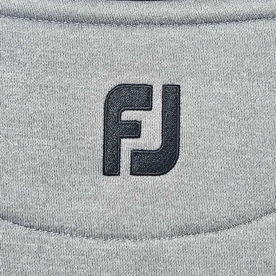 美品 FOOT JOY メンズ トラックジャケット L グレー×黒 Wジップ