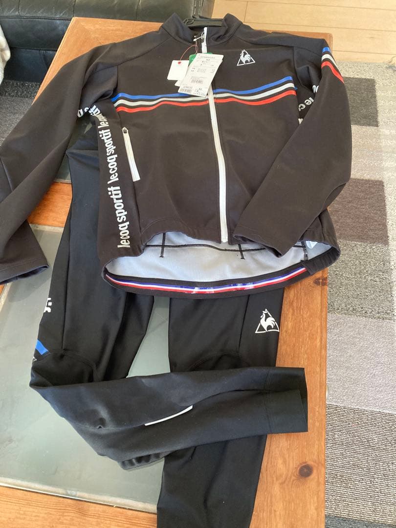 Kitt　新品未使用　le coq sportif ブラックレーサーパンツ