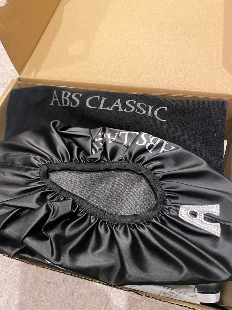 ABS CLASSIC ボウリングシューズ 24.5 ホワイト/シルバー