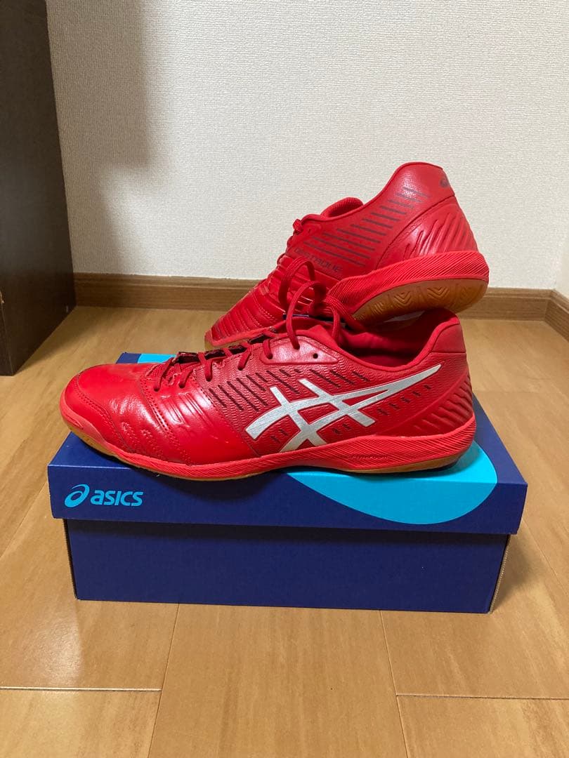 「10月5日まで」アシックス　デスタッキ　レッド　26.5 新品