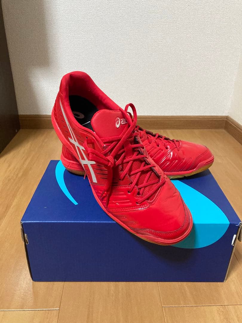 「10月5日まで」アシックス　デスタッキ　レッド　26.5 新品