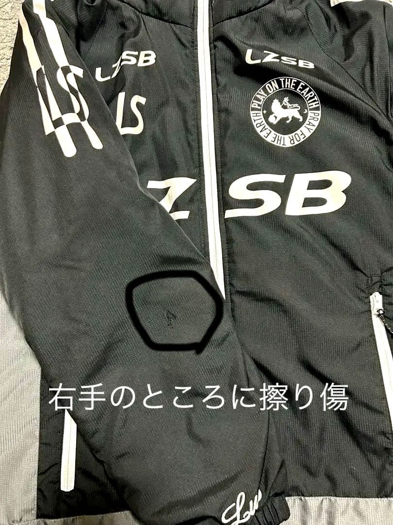 LZSB フリースライニング ダウン　中綿　 Sサイズ 黒/グレー