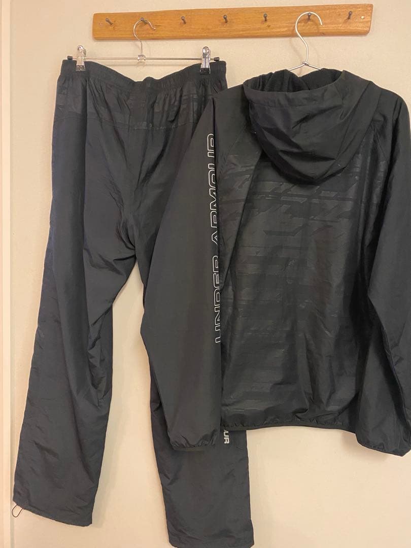 Under Armour ウィンドブレーカーセット XXLブラック