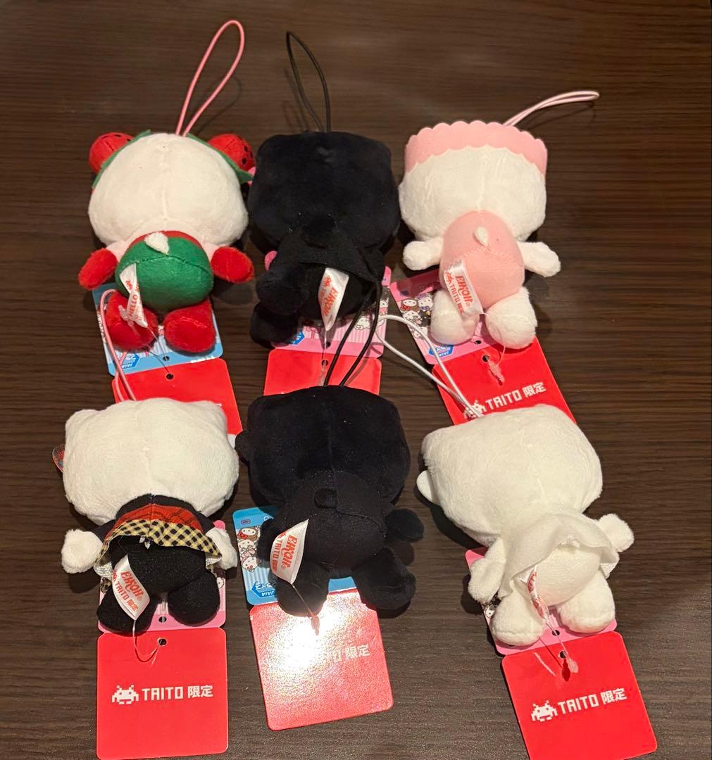 大大大人気‼️ハローキティぬいぐるみ6体セット♡超美品‼️タイトー限定‼️