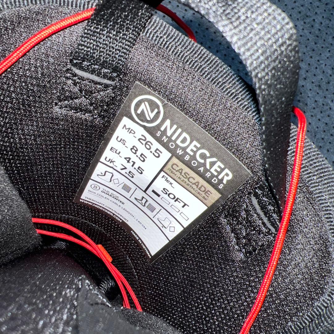 ２回使用 26.5cm NIDECKER CARCADE BOA ブーツ