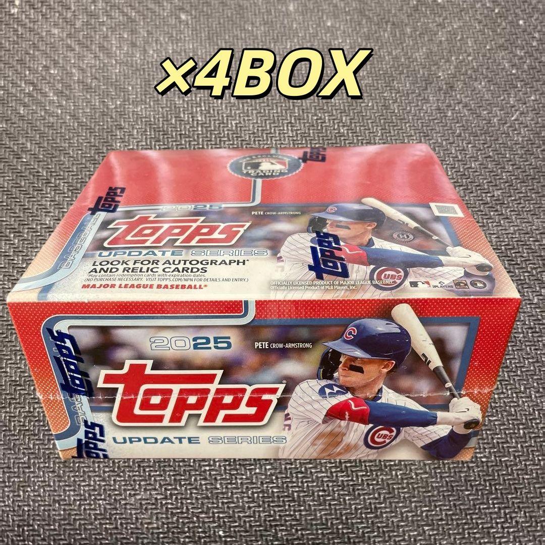 ポケモンカードゲーム Topps UPDATE SERIES 2025 MLB 4BOX