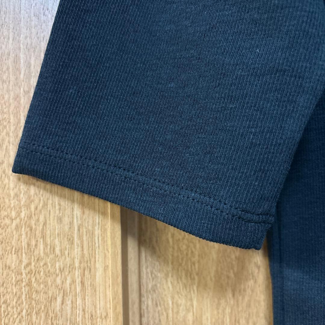 新品未使用！チャコットバッククロス5分袖Tシャツ　黒　Mサイズ