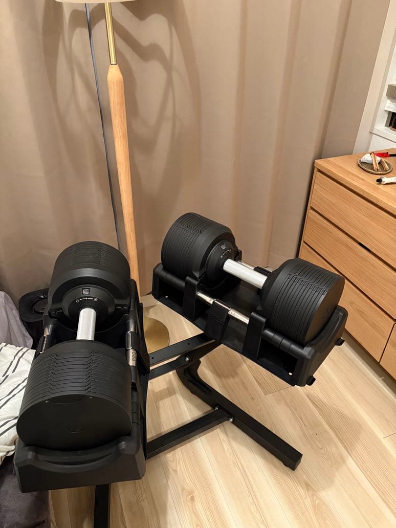 プロバーベル ダンベル 41.5kg×2 ベンチとスタンド付き【引渡し 東京】