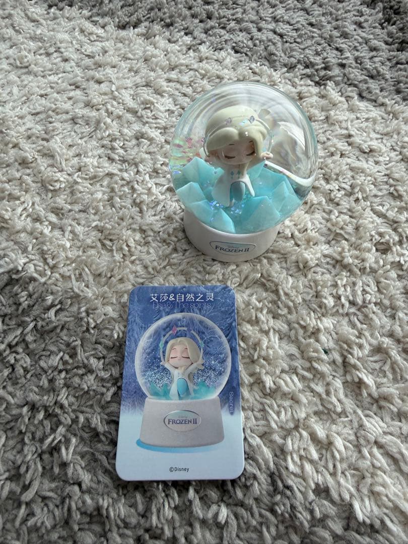 ディズニー　クリスタルドーム　エルサ シークレット　スノードーム、Frozen2