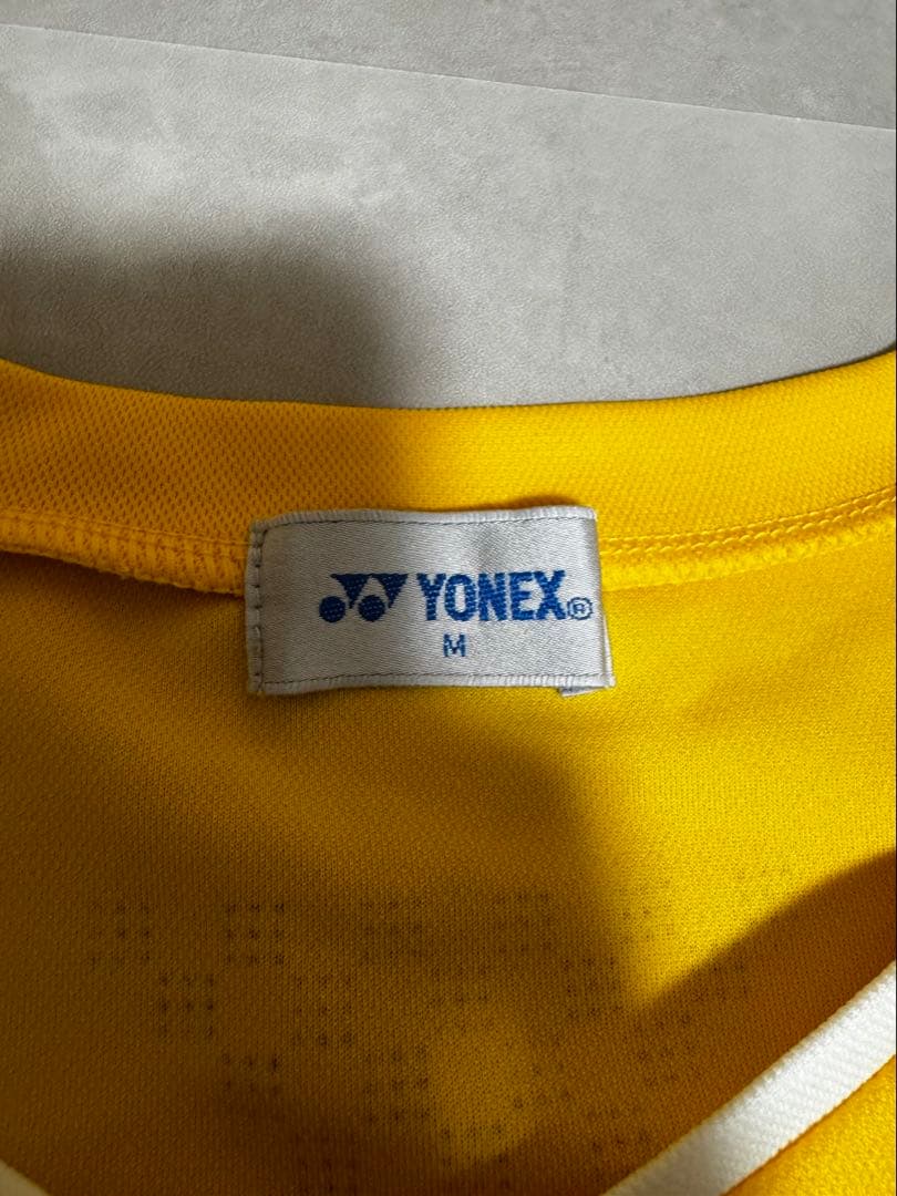 Yonex バドミントンウェア リー・チョンウェイ Mサイズ イエロー