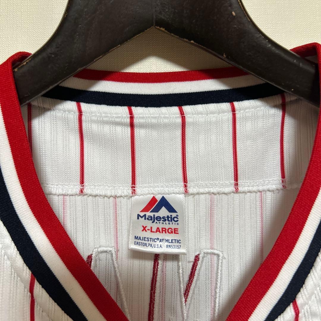 【超オススメ】マジェスティック　ヤクルトスワローズ　山田　ユニフォーム　1 XL