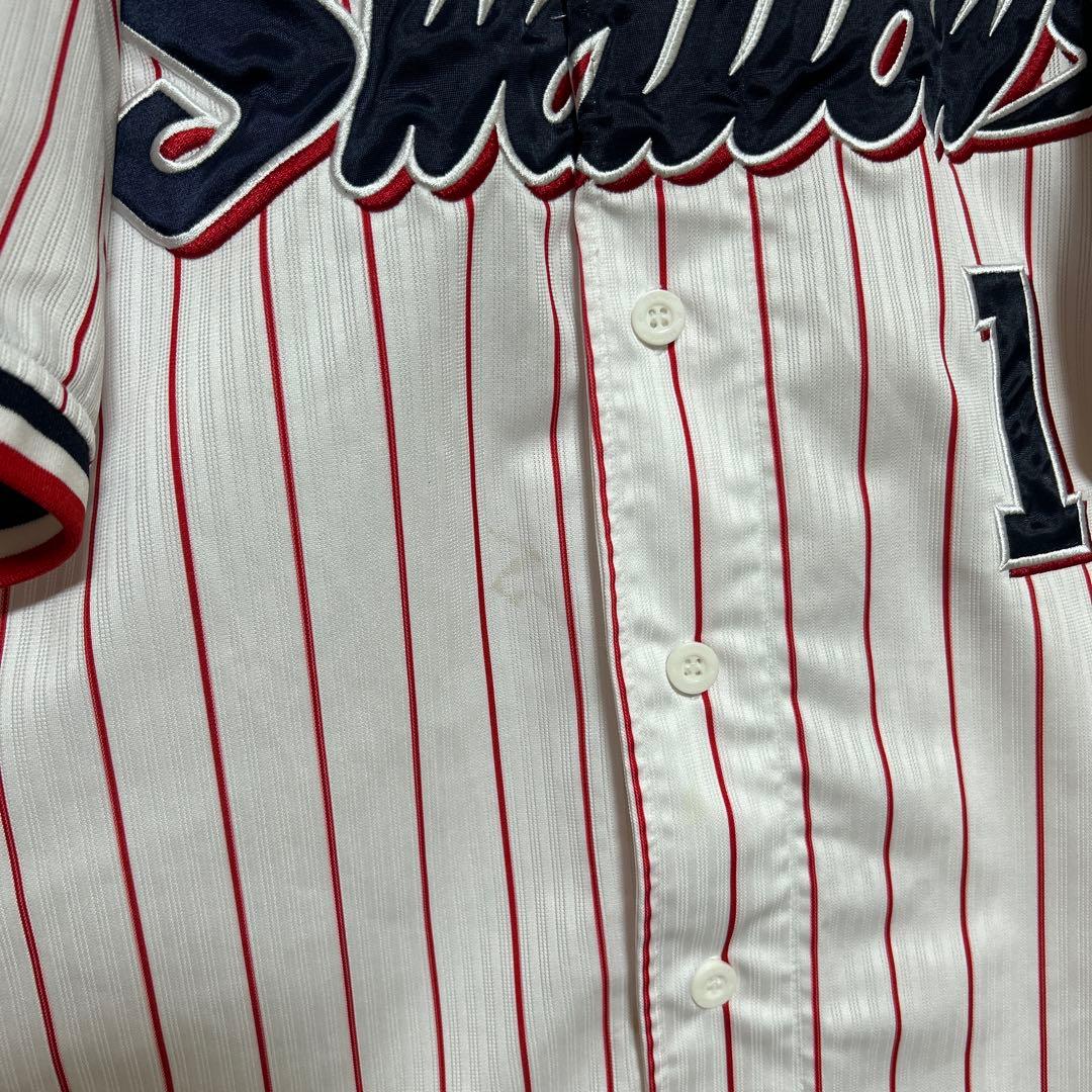 【超オススメ】マジェスティック　ヤクルトスワローズ　山田　ユニフォーム　1 XL