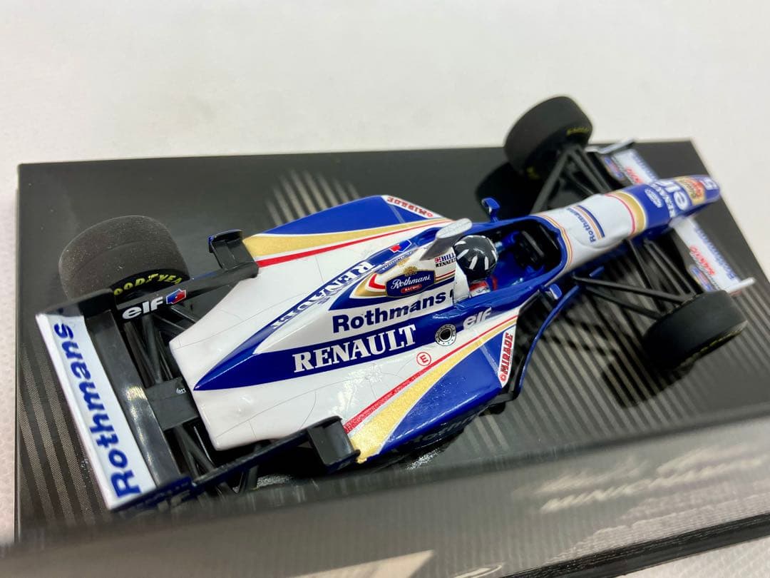 ★ウィリアムズ ルノー FW18★D.ヒル★ロスマンズ タバコカスタム★1/43