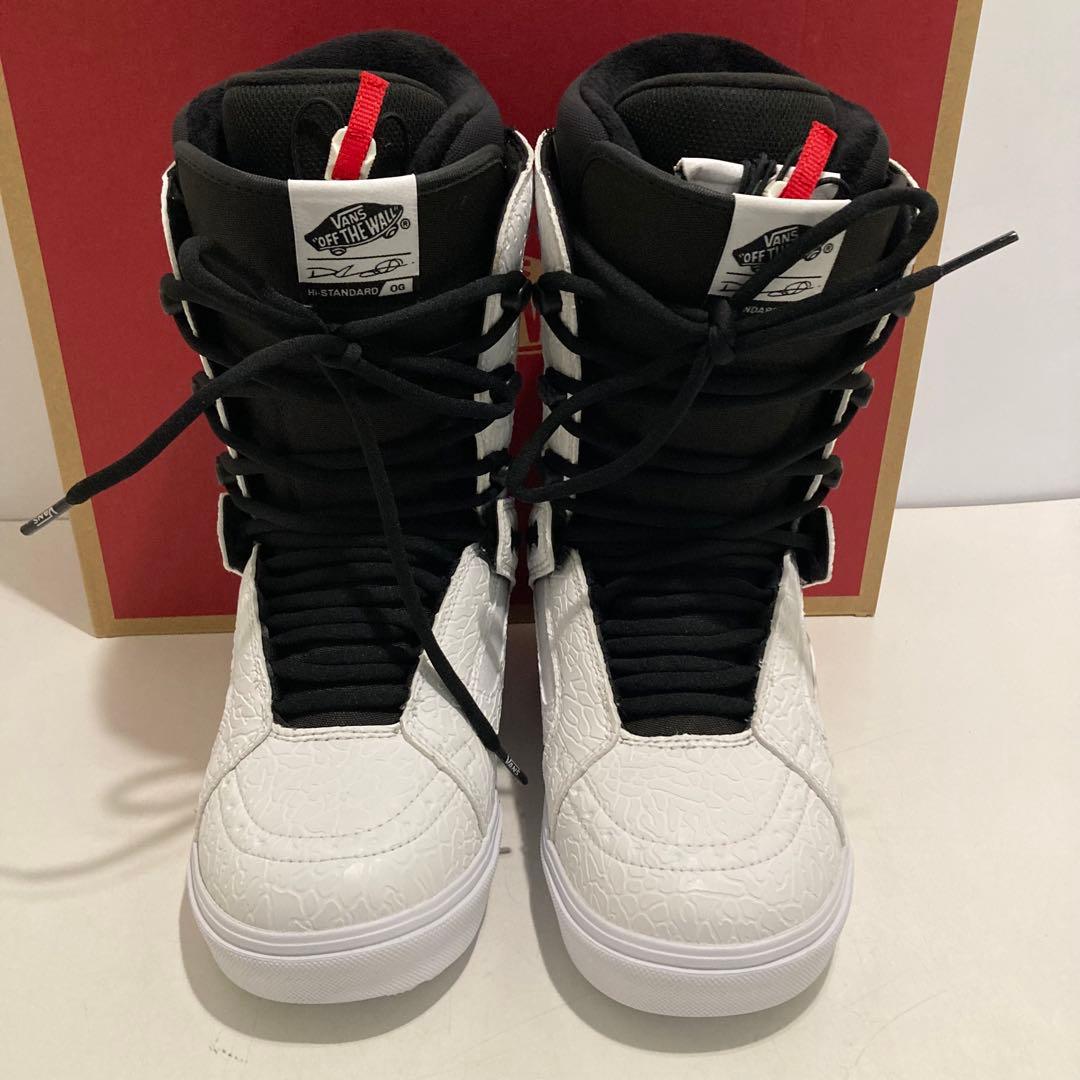 新品 25-26 バンズ ブーツ ハイスタンダード 26.0 ホワイト VANS