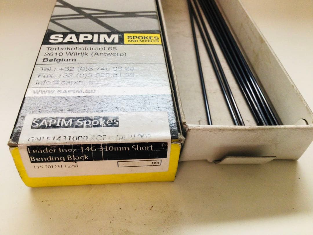 ◉SAPIM・サピム◉スポーク・Race 14G他、開封済みの為に9箱おまとめ！
