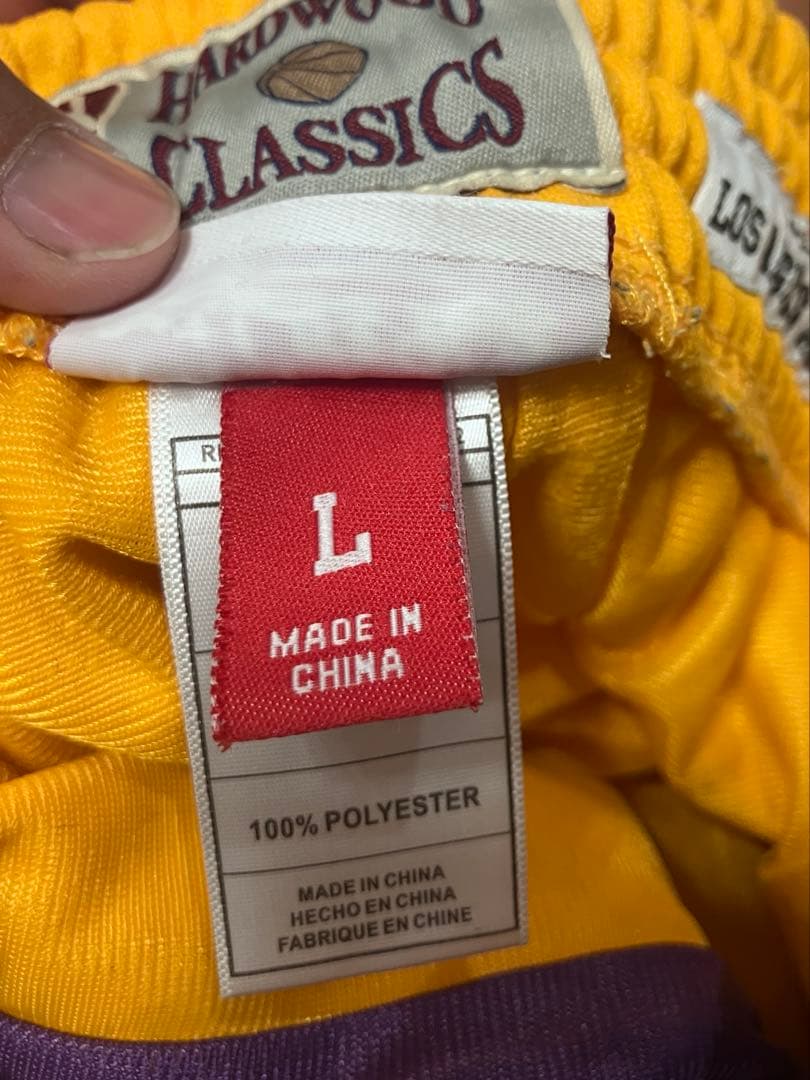 ウェア nba mitchell&ness LosAngeles lakers
