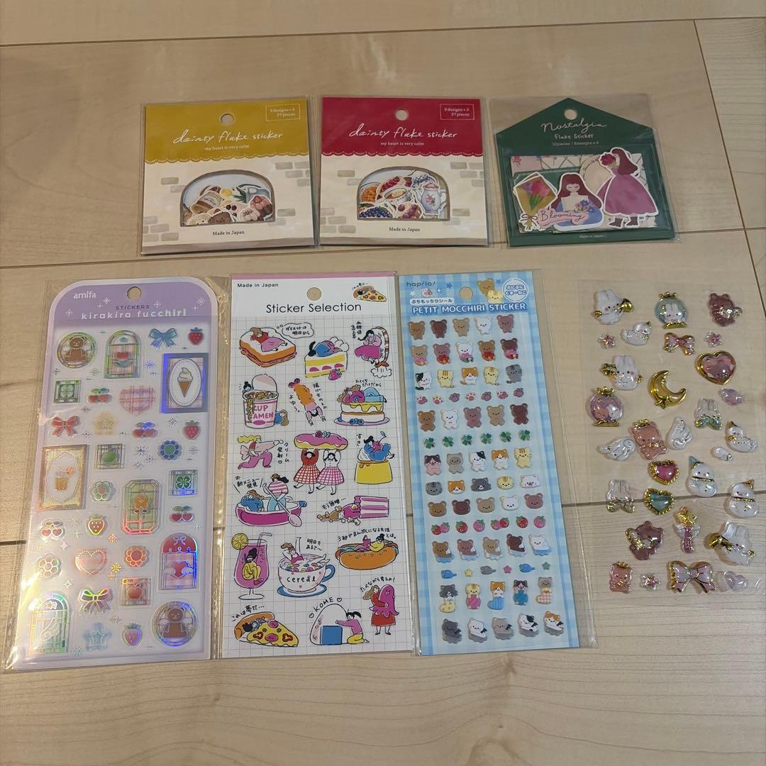 シール　まとめ売り　計18シート　サンリオ　ディズニー ボンボンドロップシール