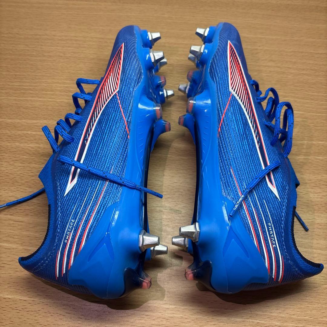 Puma アルティメット6 SG サッカースパイク取替式 ブルー/オレンジ