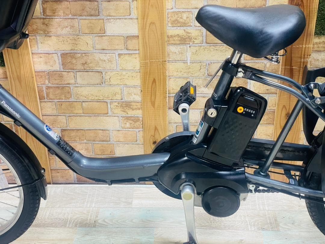 グレー系 パナソニック 子供乗せ電動アシスト自転車 H3390
