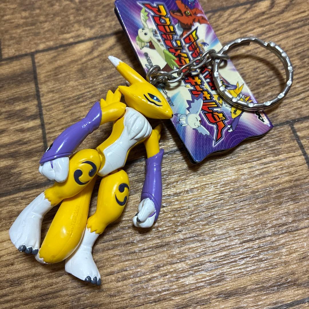 デジモンテイマーズ　レナモン　アクションメタルキーホルダー