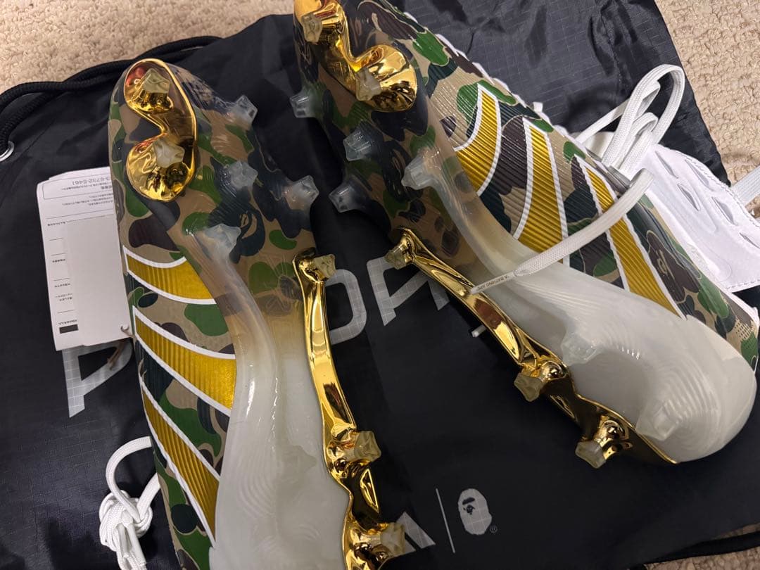 BAPE × adidas PREDATOR サッカースパイク 26.5