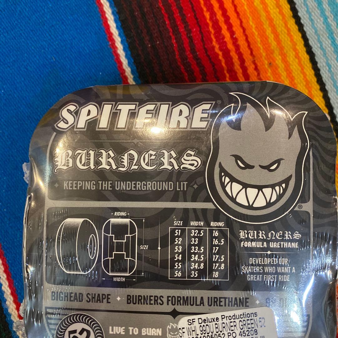 SPITFIRE BURNERS 52mm グリーンウィール