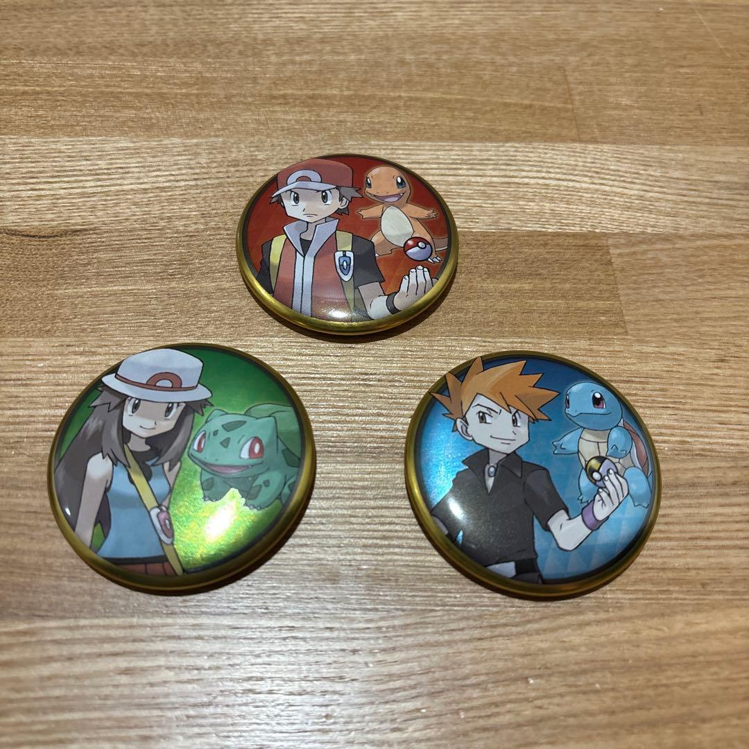 【御三家セット】ポケットモンスター 缶バッチコレクションカントー編　15枚セット