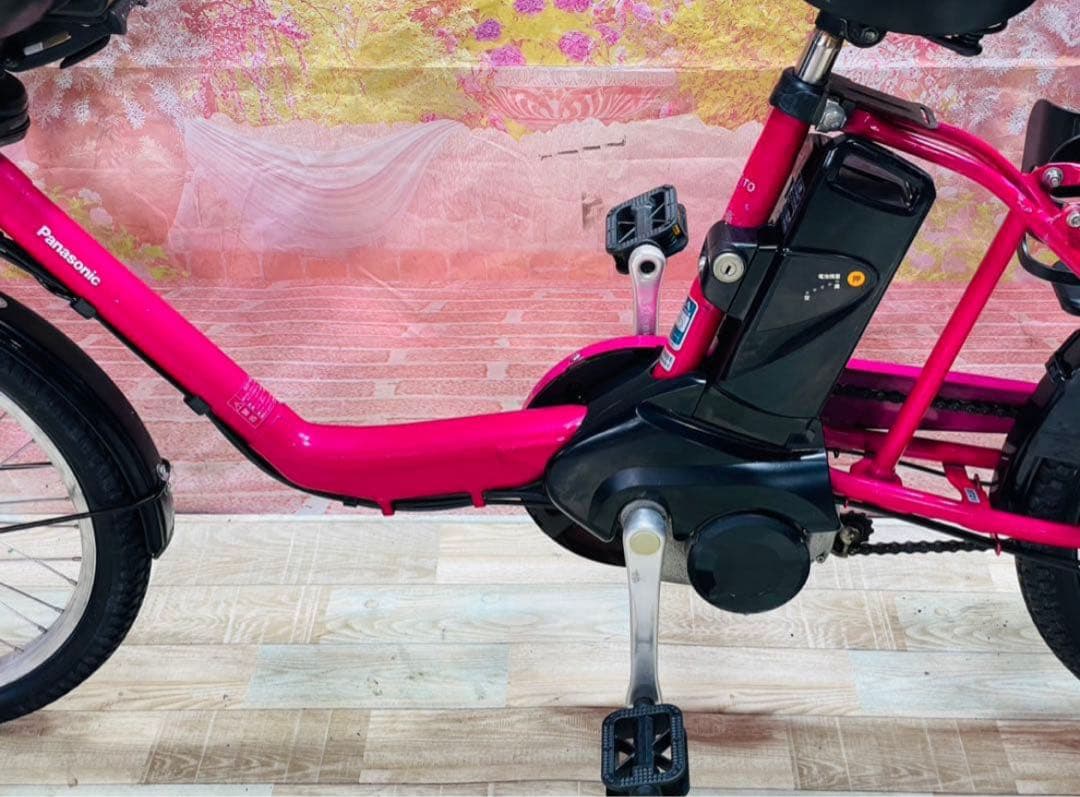 ZK3721 電動自転車 パナソニック ギュット 子供乗せ 20インチ 送料無料