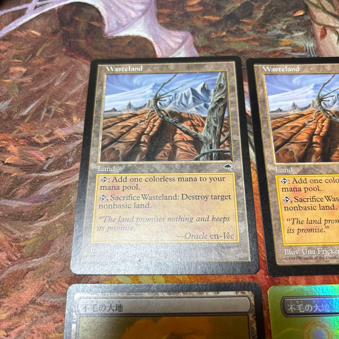 MTG 不毛の大地　テンペスト二枚