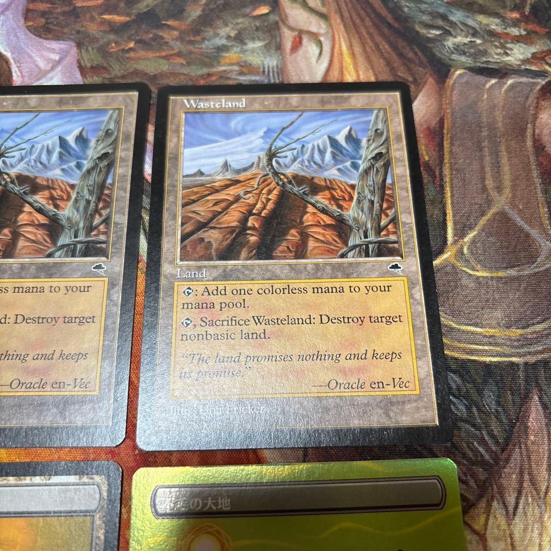 MTG 不毛の大地　テンペスト二枚