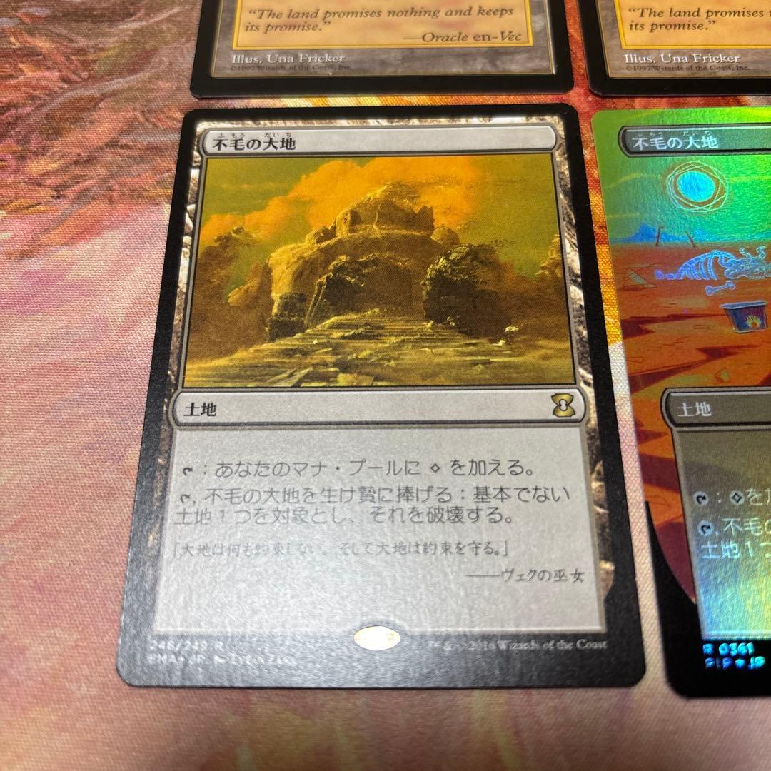 MTG 不毛の大地　テンペスト二枚
