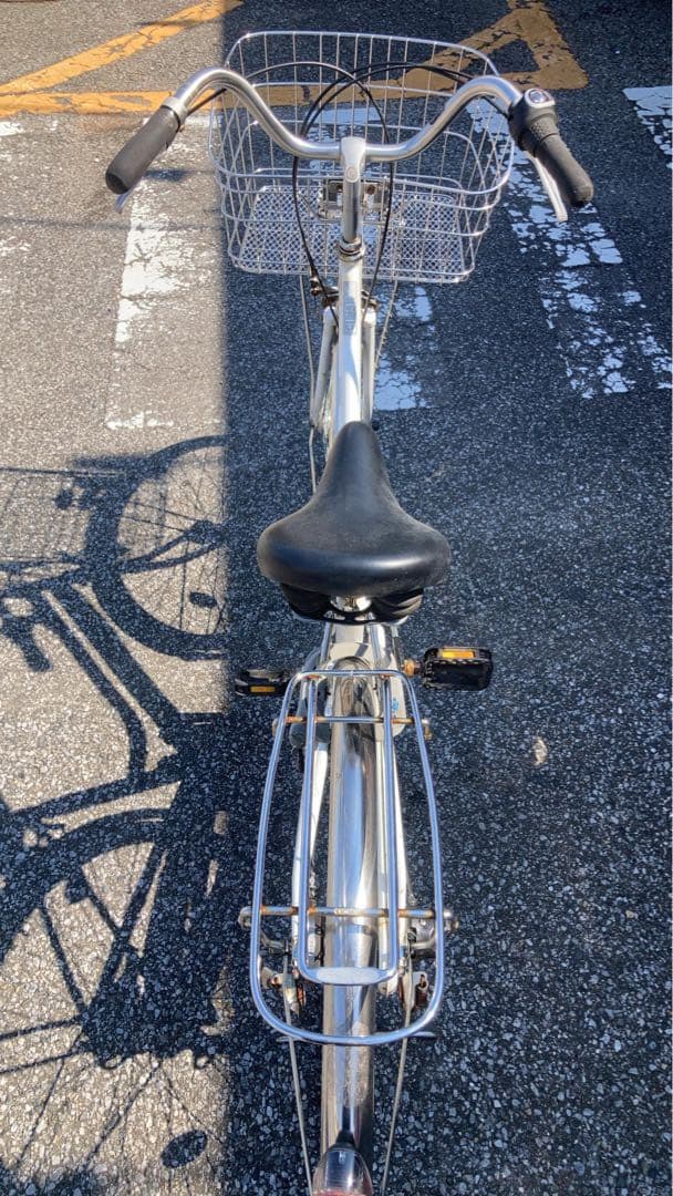 中古自転車ホワイトシティサイクル 26インチ