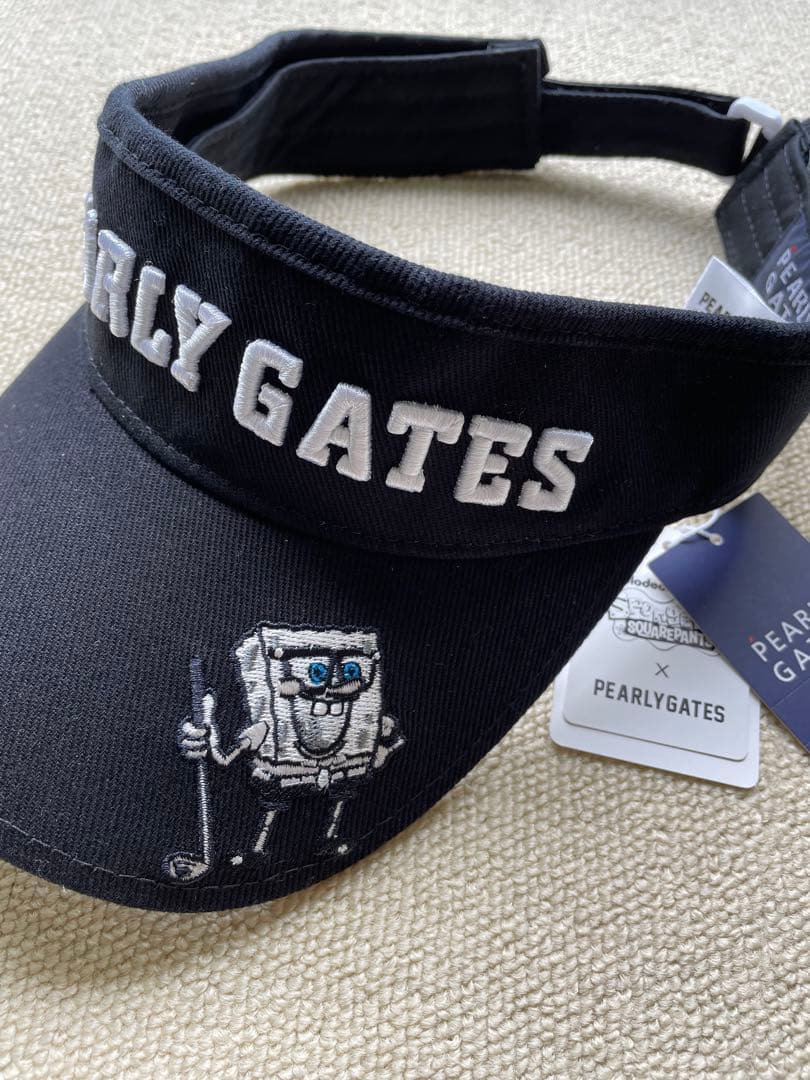 PEARLY GATES パーリーゲイツ スポンジボブ サンバイザー 新品タグ付