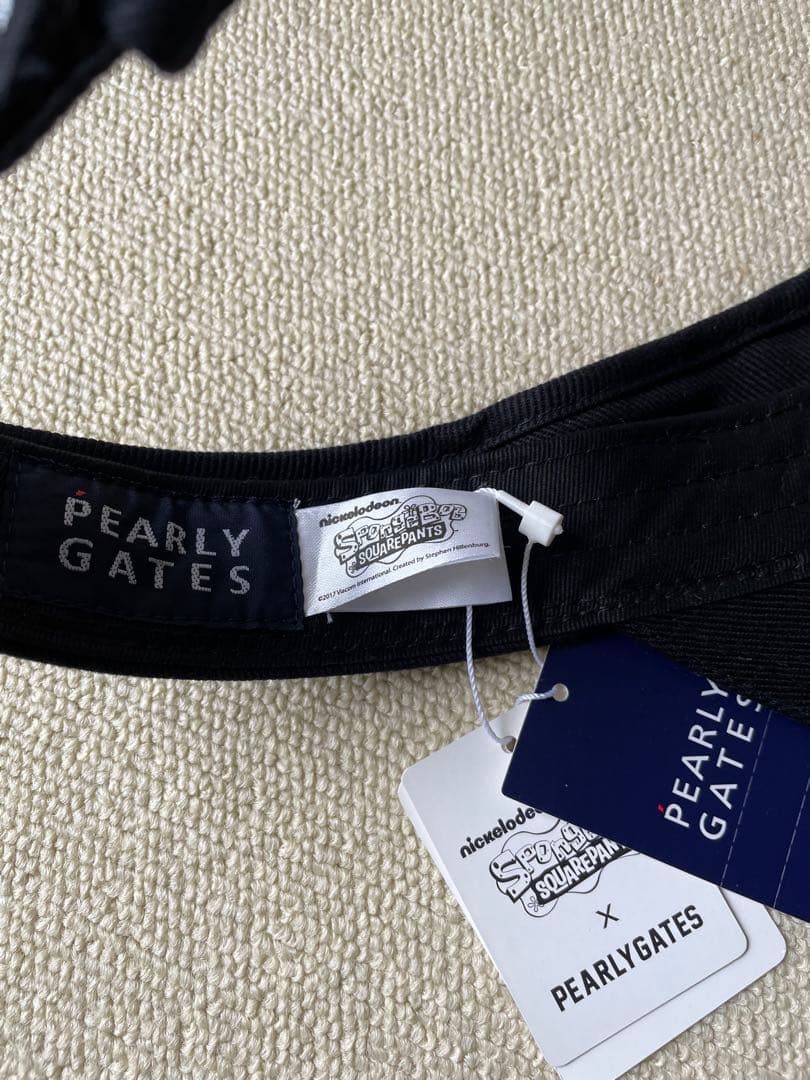 PEARLY GATES パーリーゲイツ スポンジボブ サンバイザー 新品タグ付
